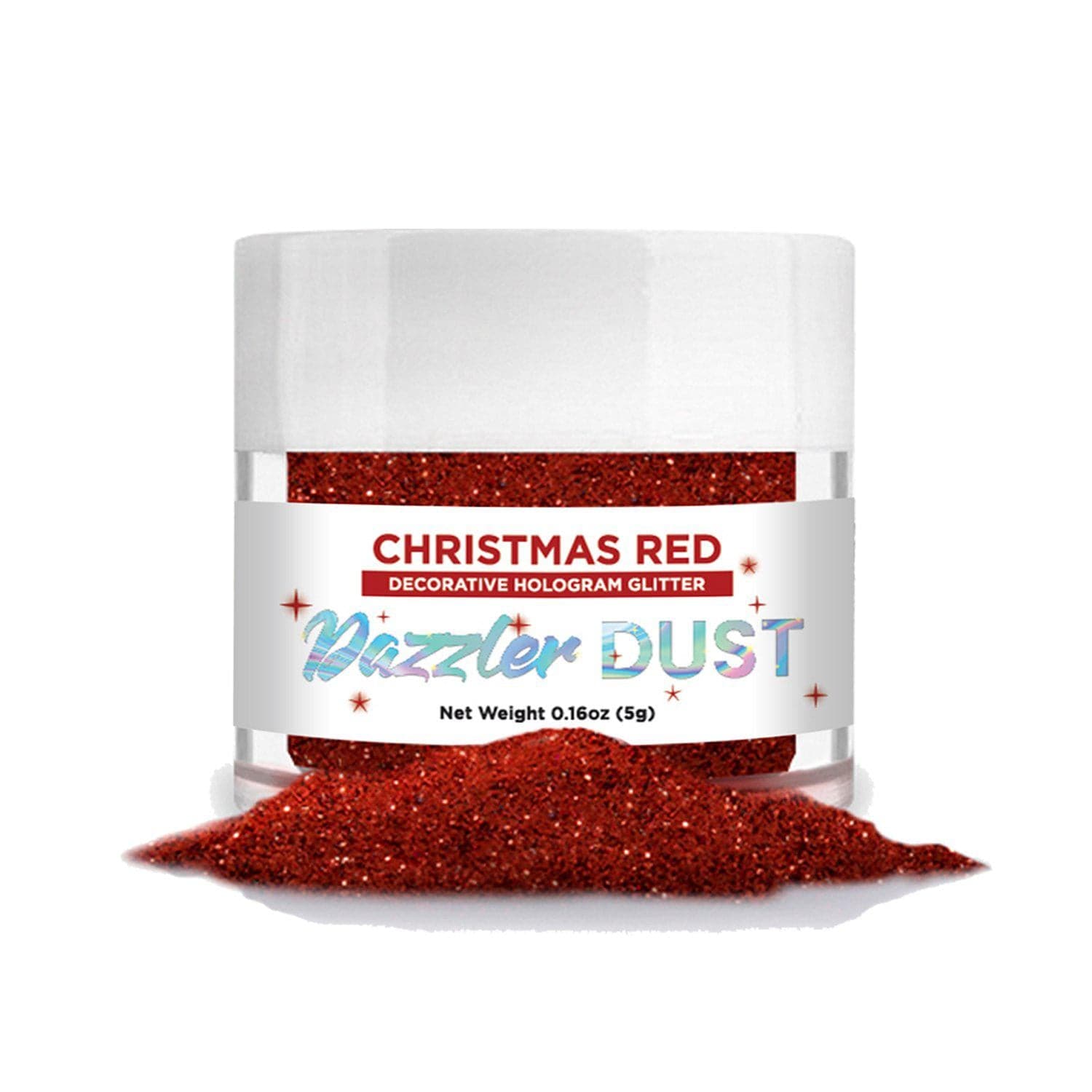 Christmas Green & Red Glitter for Crafts & Decorations | Dazzler Dust® 2-Pack (5g Each) | Perfect for Holiday DIY, Scrapbooking & Gift Wrapping | Bakell® Premium Glitter Set