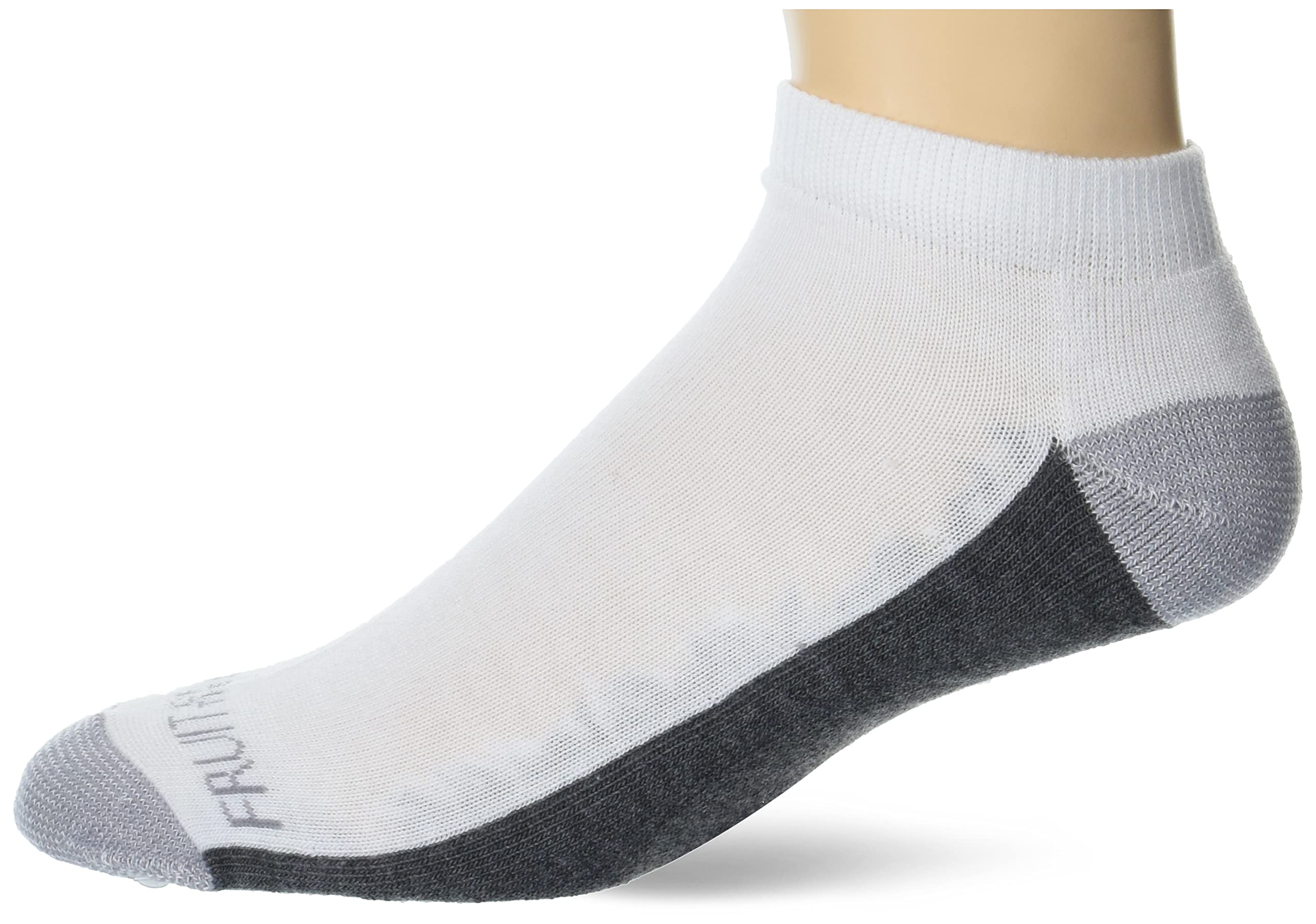 Fruit of the Loom Men's 12-Pack Dual Defense Cushioned Crew Socks - Comfortable Athletic & Work Socks for Running, Hiking & Everyday Wear