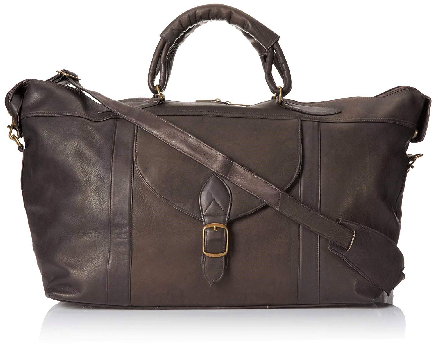 Premium Colombian Leather Weekender Bag - 25