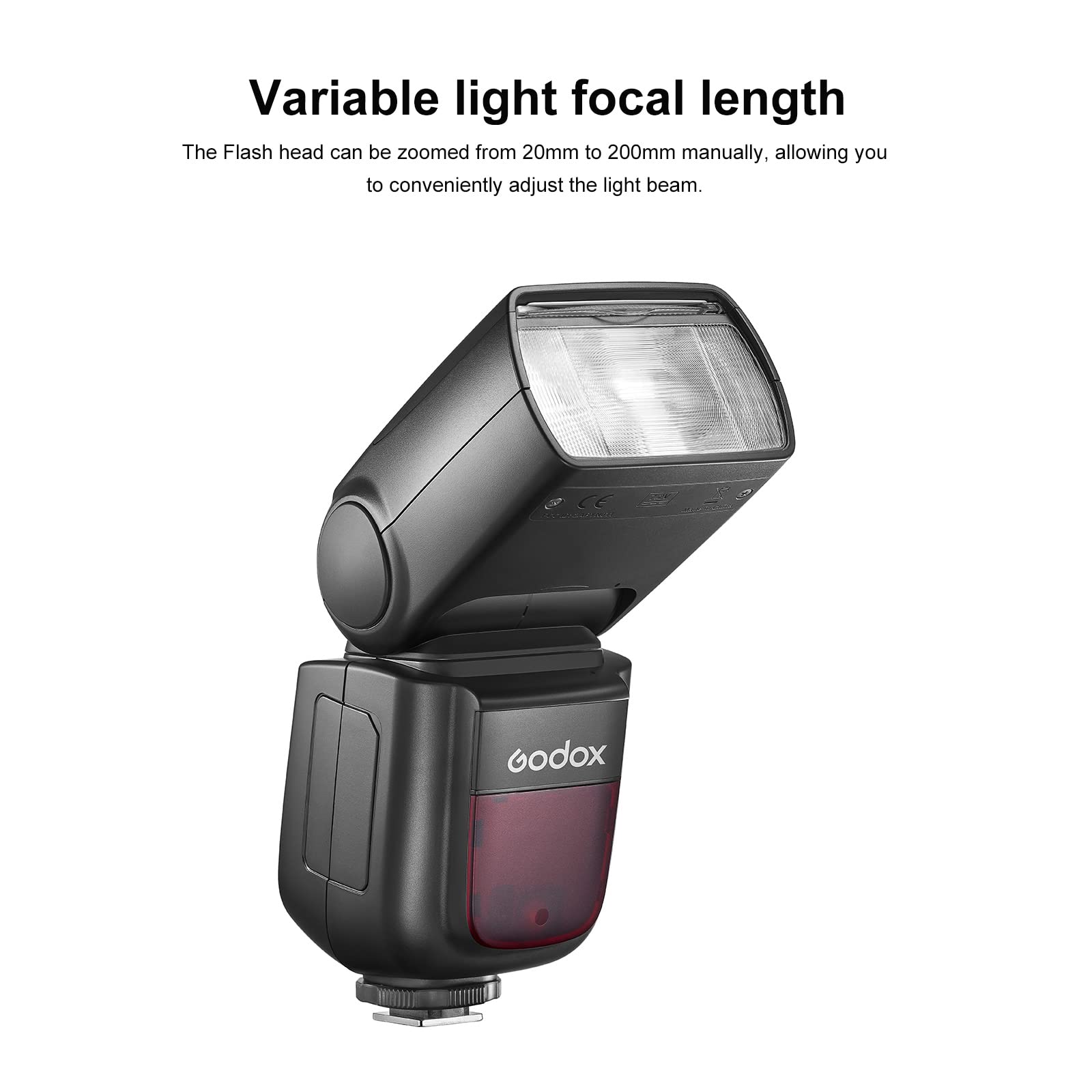 Godox V850III GN60 1/8000s HSS Camera Flash Speedlite with 2600mAh Li-ion Battery - Compatible with Canon, Nikon, Sony, Fujifilm, Olympus DSLR & Mirrorless Cameras - 1.5s Recycle Time & 450 Full Power Pops - Perfect for Portrait, Wedding, and Studio Photography