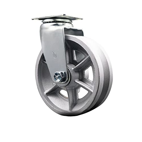 Swivel - No Brake - Silver