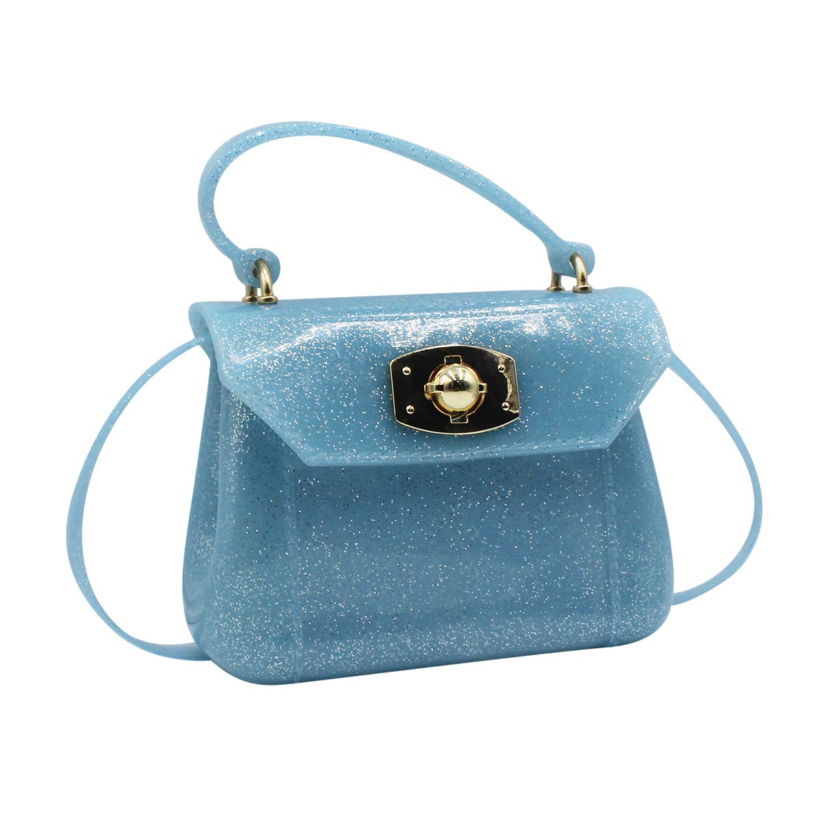 Cute Girls Crossbody Bag - Small Candy Color Jelly Purse for Kids, Shoulder Bag & Tote Handbag for Little Girls | Perfect for School, Parties & Daily Use