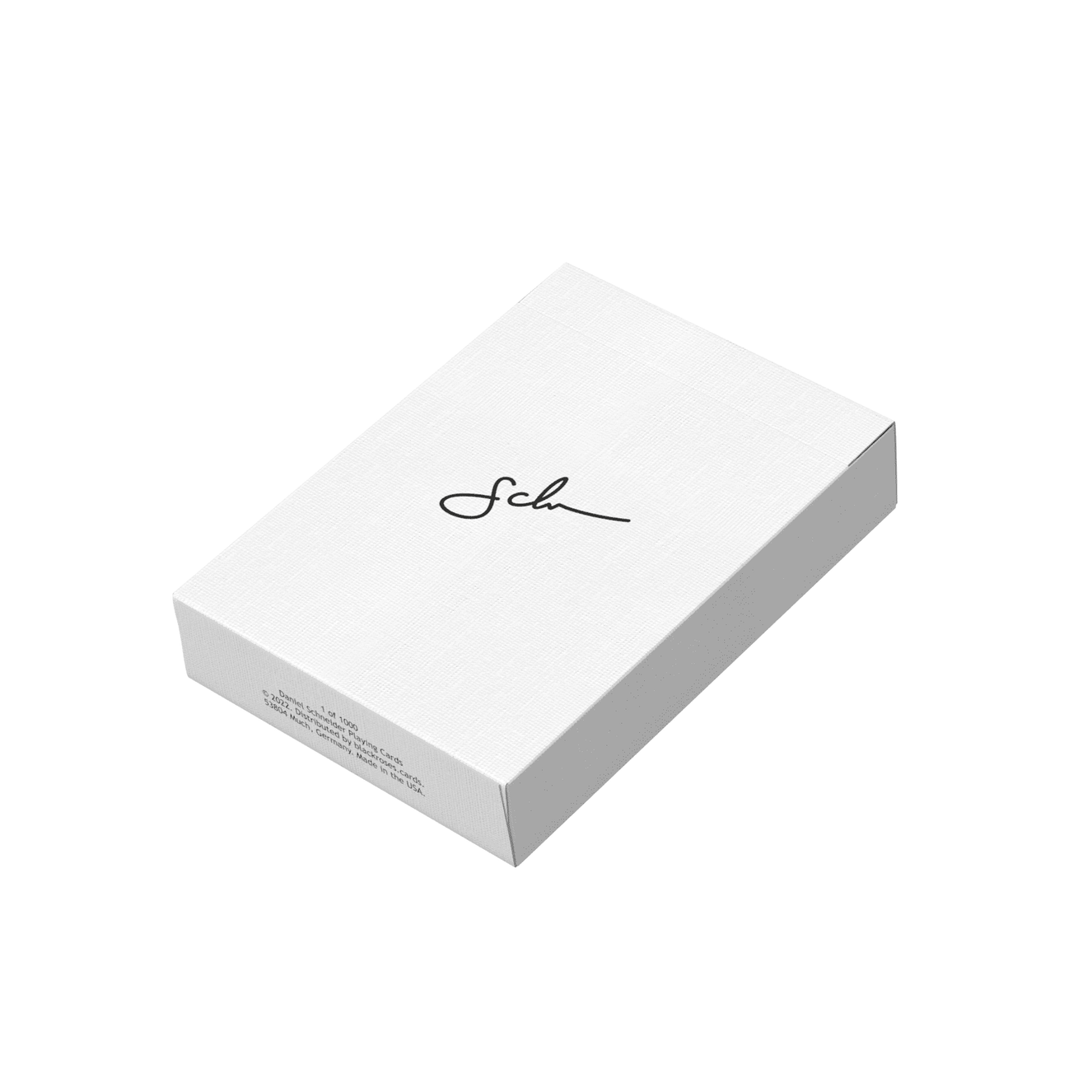 Premium Daniel Schneider White Edition Playing Cards - Elegant Design for Magic Tricks, Poker Games & Collectors | Perfect for Cardistry, Gifts & Professional Use