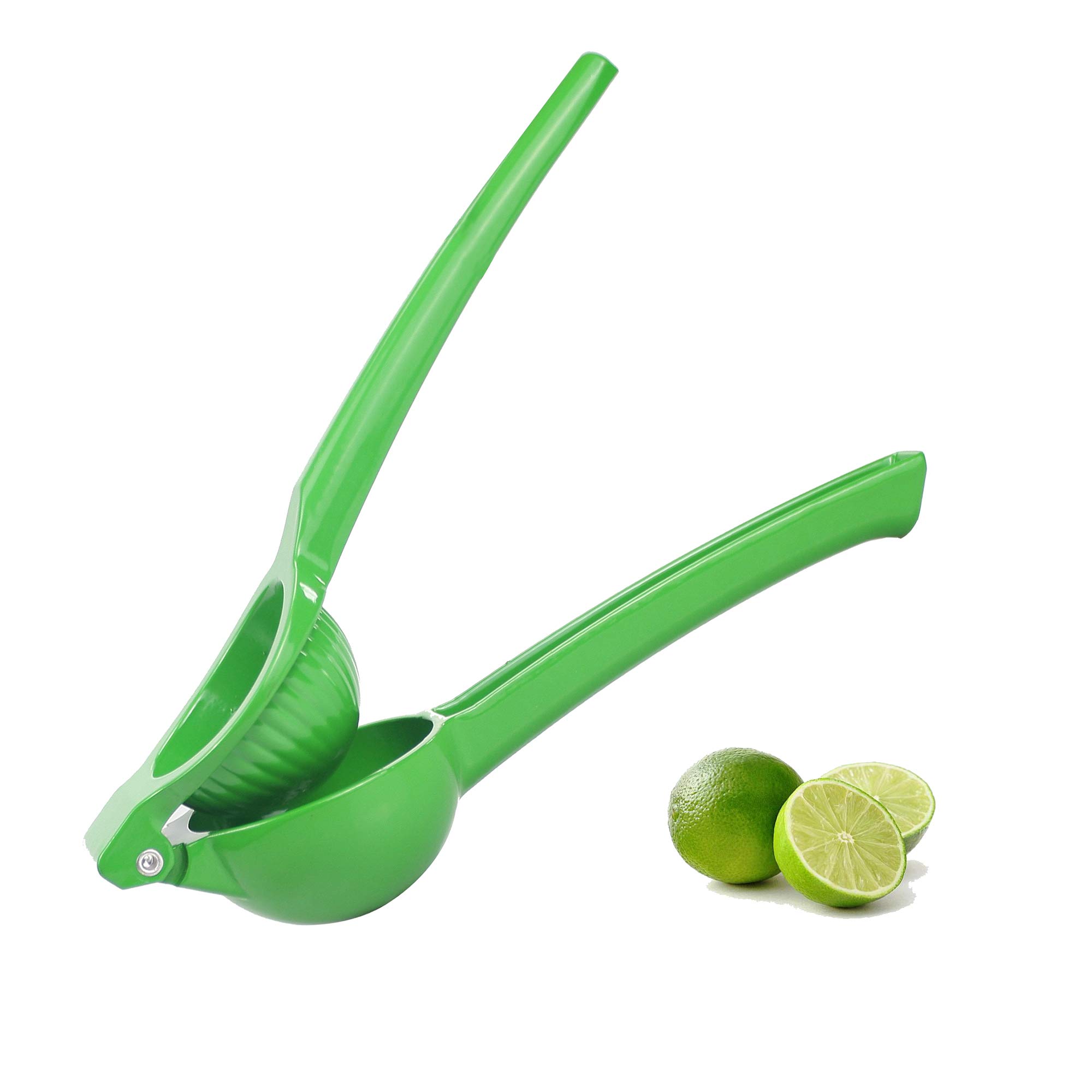 Heavy Duty Manual Citrus Juicer - Handheld Metal Lemon, Orange, Lime Squeezer - No Seed Pulp Extractor for Fresh Juice - Perfect for Home, Restaurant, Bar & Kitchen Use - Make Healthy Drinks, Cocktails & Smoothies