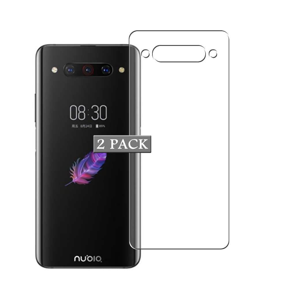 2-Pack ZTE Nubia Z20 Back Protector Film, TPU Screen Protector Skin Sticker for Scratch Protection - Perfect for Everyday Use, Travel & Work