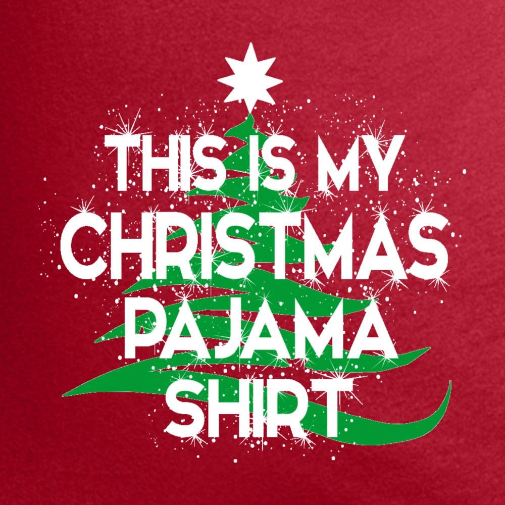 Women's Christmas Pajama Shirt - Soft Holiday Sleepwear T-Shirt | Cozy Festive Pajamas for Christmas Eve, Family Gatherings & Winter Nights
