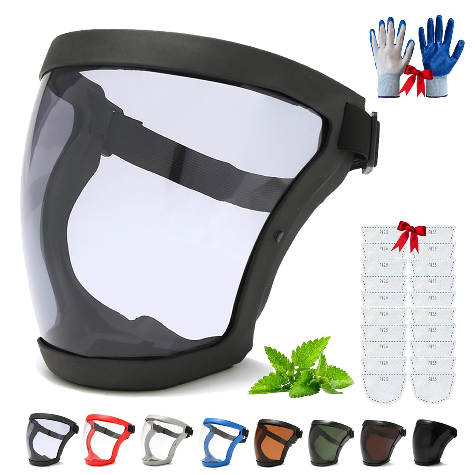2024 Anti-Dust & Fog-Resistant Face Shield for Grinding, Cutting & Weeding - Protective Safety Goggles for DIY Projects, Woodworking & Gardening