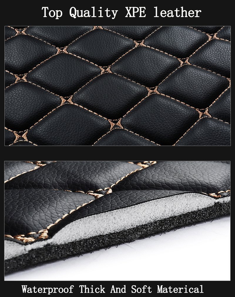 Custom Cargo Cover Mats Trunk Cargo Liner for Lexus UX UX200 UX250H - All Weather Protection, 3D Laser Measured for Maximum Coverage, Odorless & Durable (Black with Red Stitching) - Perfect for Road Trips, Grocery Hauling & Pet Transport