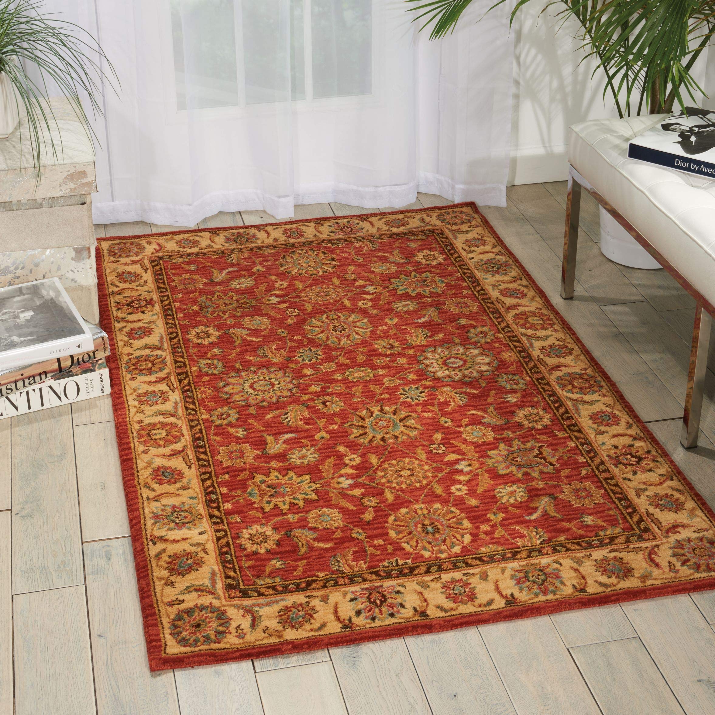 Nourison Living Treasures Persian Rust 5'10
