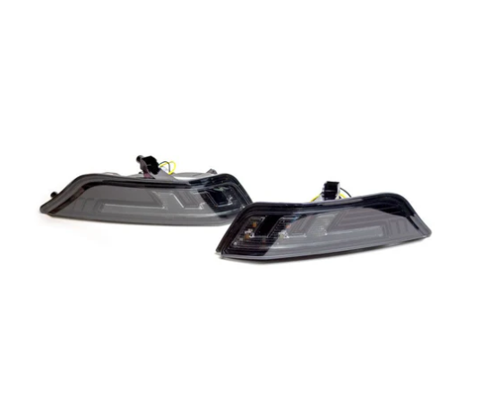 Ford Mustang 2015-2017 Front Bumper Corner Fender Light Kit - Smoked LED Lights for Enhanced Visibility & Style | Perfect for Night Driving & Car Customization