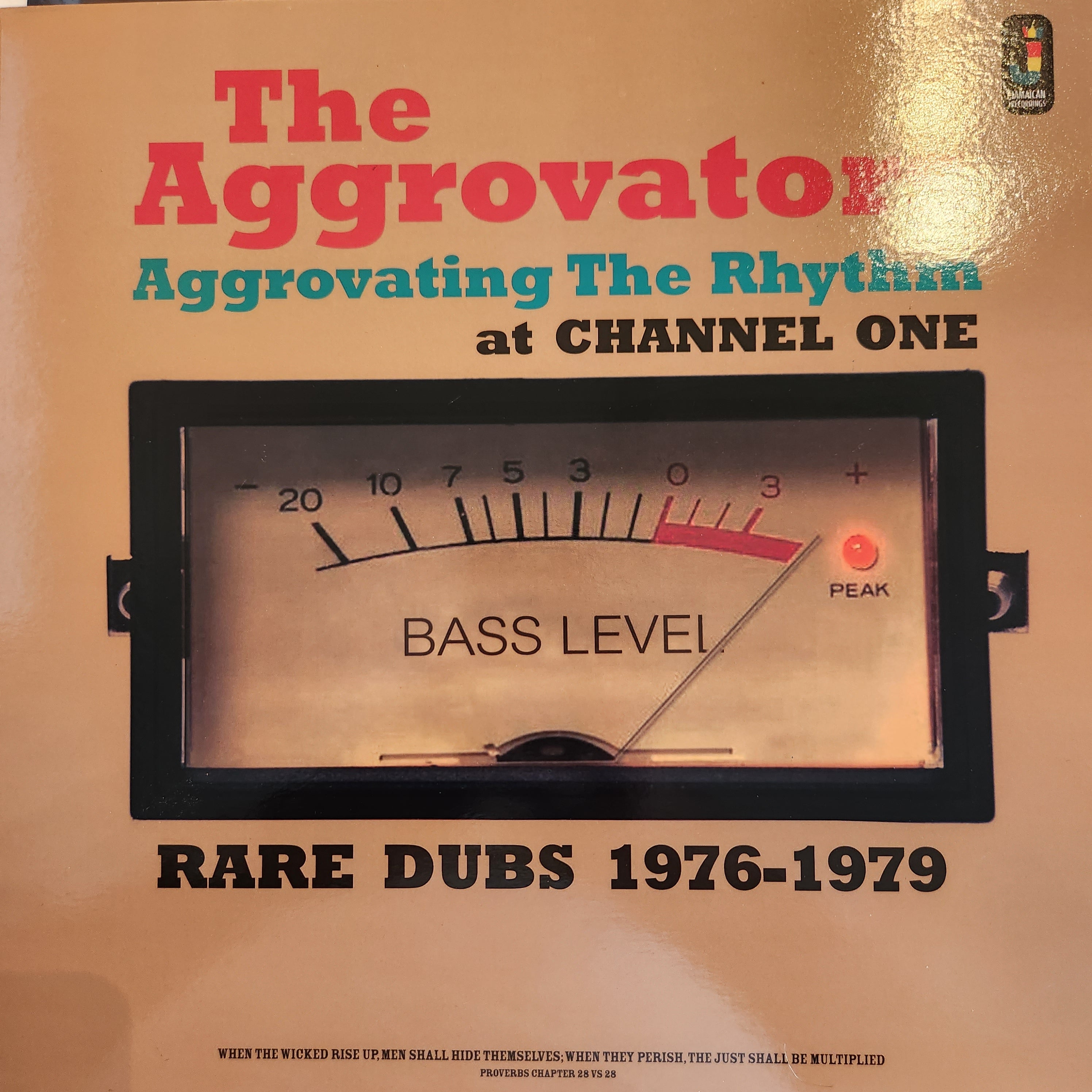 Aggrovators - Aggrovating the Rhythm at Channel One Vinyl LP | Reggae Music Record for Collectors & DJs | Perfect for Home Listening & Music Production