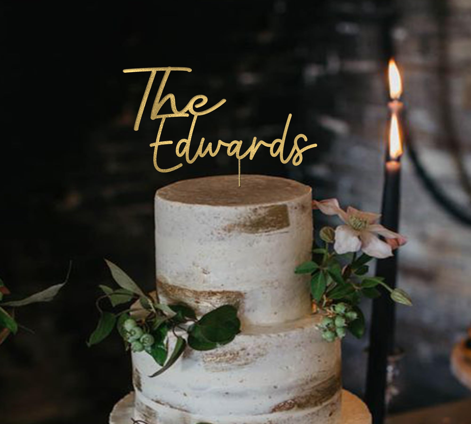 Custom Wedding Cake Toppers - Personalized Bride & Groom Cake Topper for Weddings & Anniversaries - Perfect for Wedding Cakes, Anniversary Celebrations & Romantic Couple Gifts