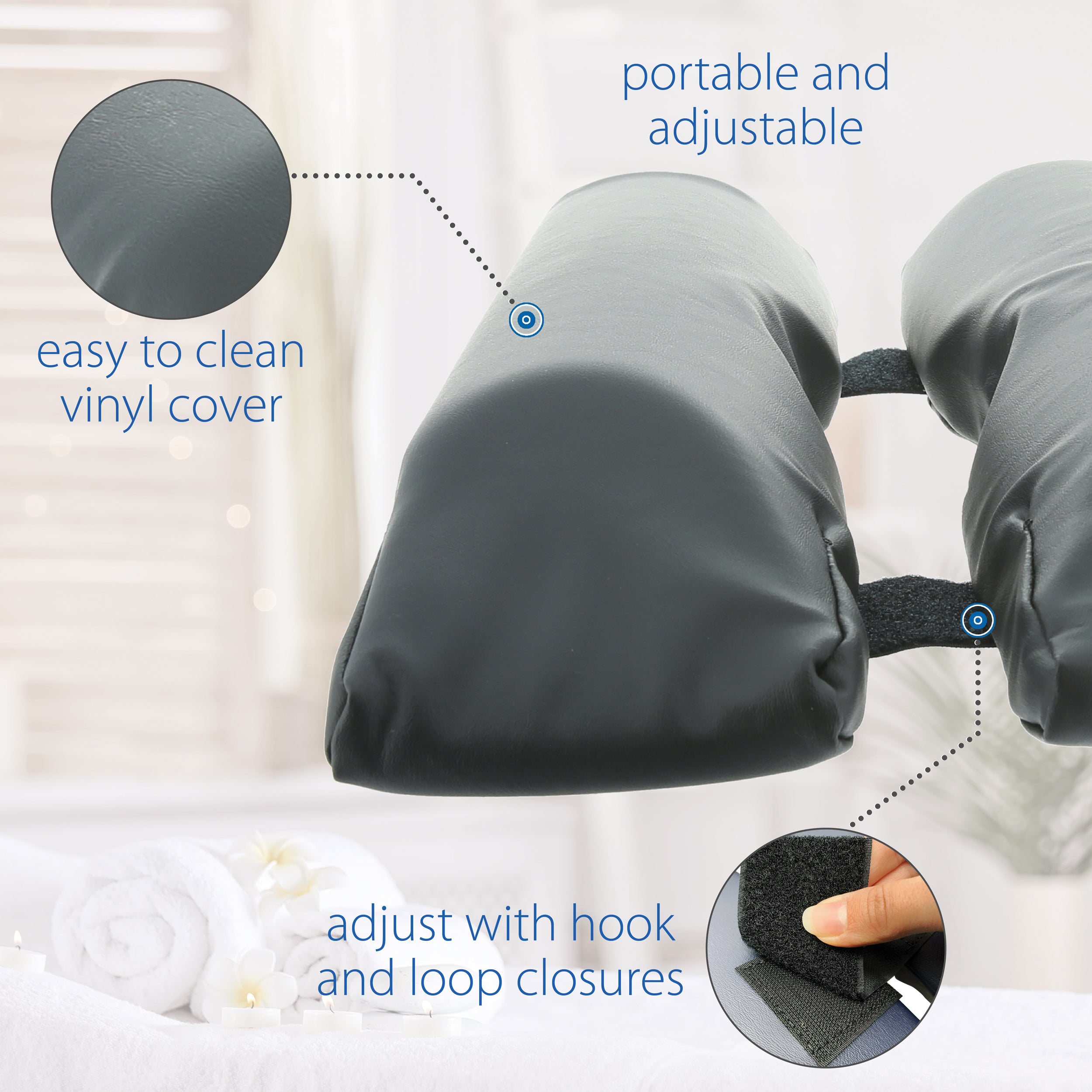 Max Relax Face Cushion - Ultra Soft Travel Pillow for Neck & Back Support - Perfect for Airplane, Car, Office & Home Use