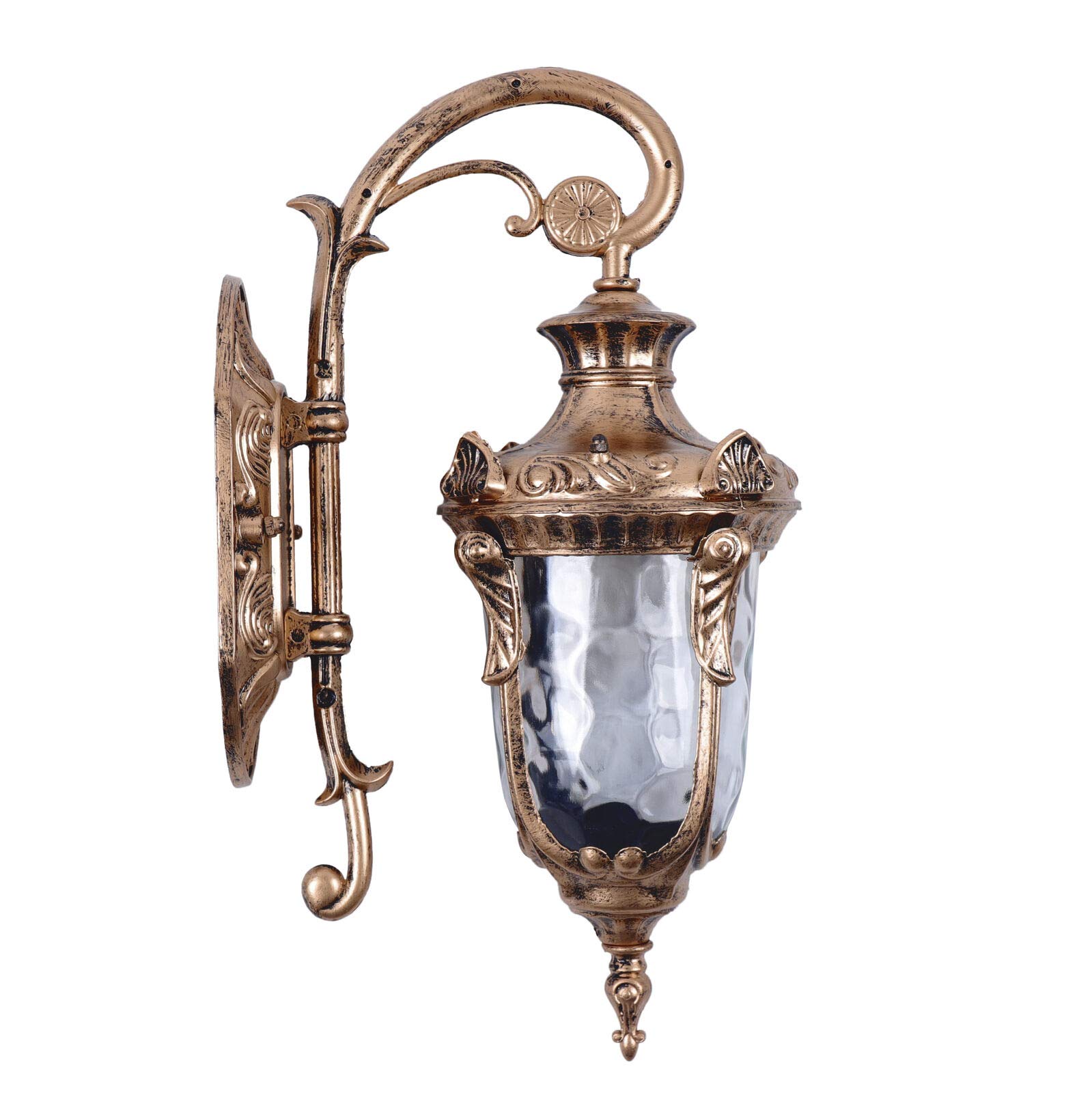 Vintage European Style Retro Wall Lantern - Outdoor/Indoor Wall Sconce with Industrial Lampshade, E26 Base for Garden, Patio, Porch & Home Decor Lighting