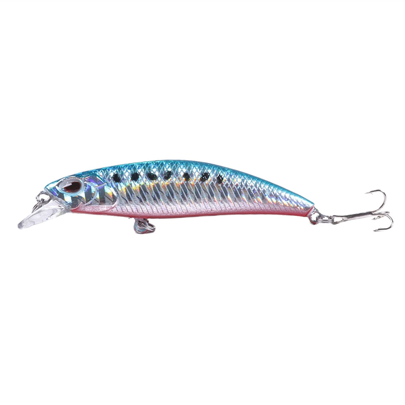 Premium Fishing Crankbait Lure - 4.7/2.7/0.39 Inch Hard Bait Minnow with Attractants - Green Color for Bass, Trout & Freshwater Fishing - Ideal for Casting, Trolling & Ice Fishing Tackle Accessories