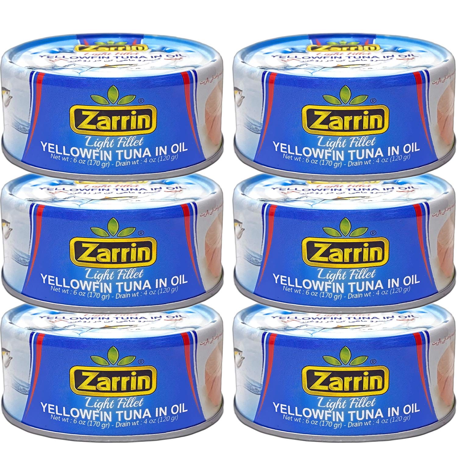 Premium Yellowfin Tuna in Oil - Wild Caught Light Tuna Fillet, 6 oz Cans (Pack of 6) | High Protein, Keto & Paleo Friendly | Perfect for Salads, Sandwiches and Meal Prep
