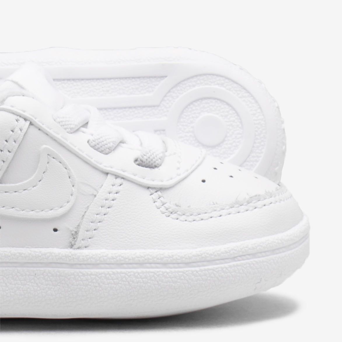 Nike Air Force 1 Crib Shoes - White/White | Baby Sneakers for Boys & Girls | Perfect for First Steps, Special Occasions & Photo Shoots