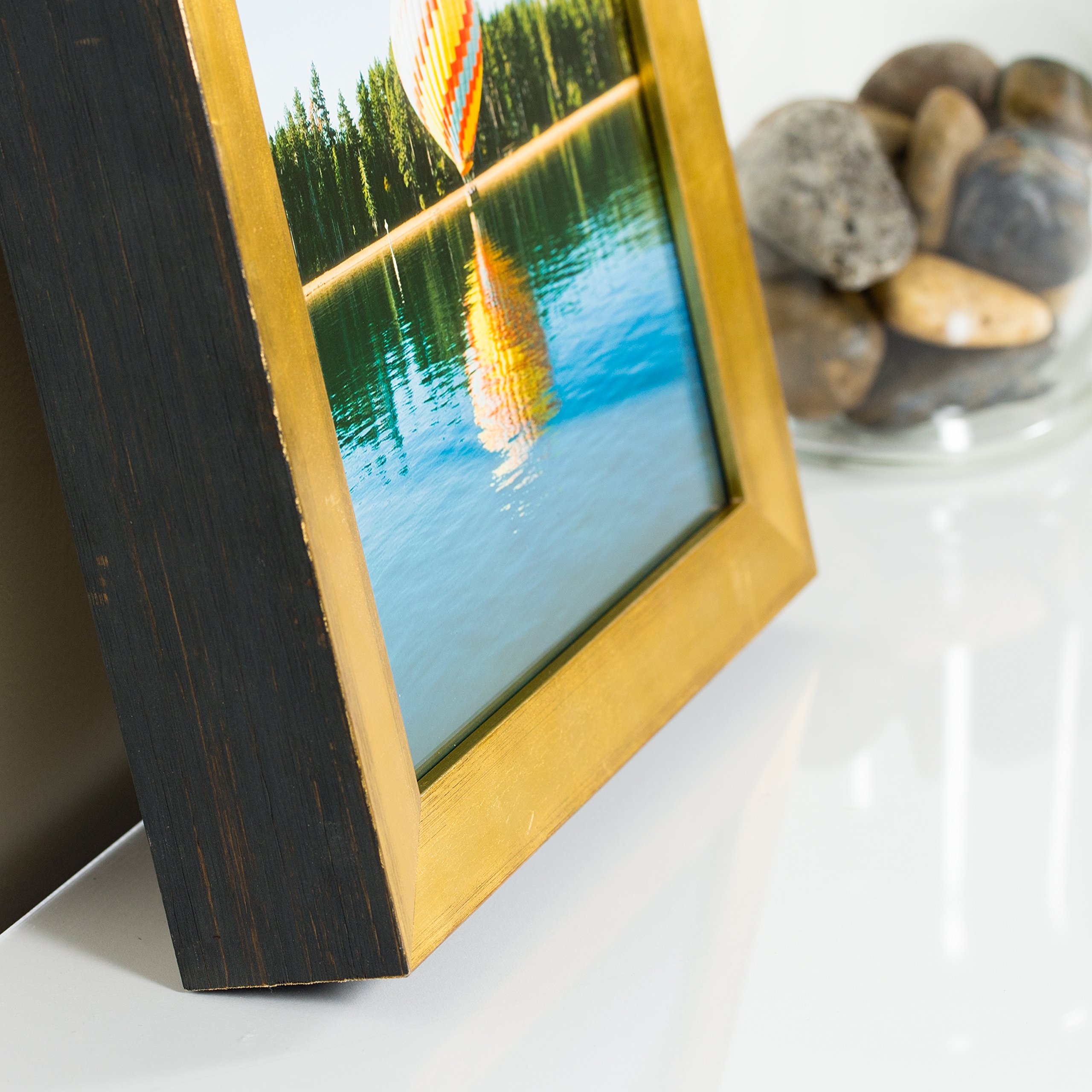 Craig Frames Siena 24x36 Inch Contemporary Gold Picture Frame - Perfect for Wall Art, Photos, and Home Decor