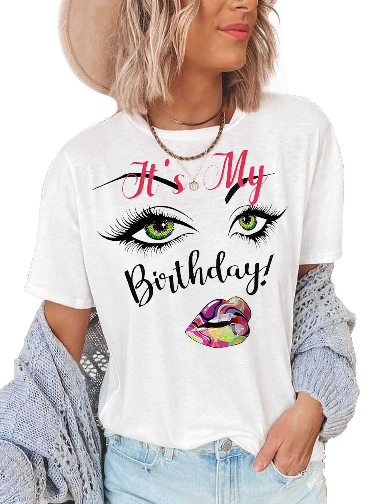 Cat Mom Shirt - Women's Short Sleeve Crewneck Cat Graphic Tee - Perfect Gift for Cat Lovers - Ideal for Casual Wear, Cat-Themed Parties & Everyday Outfits