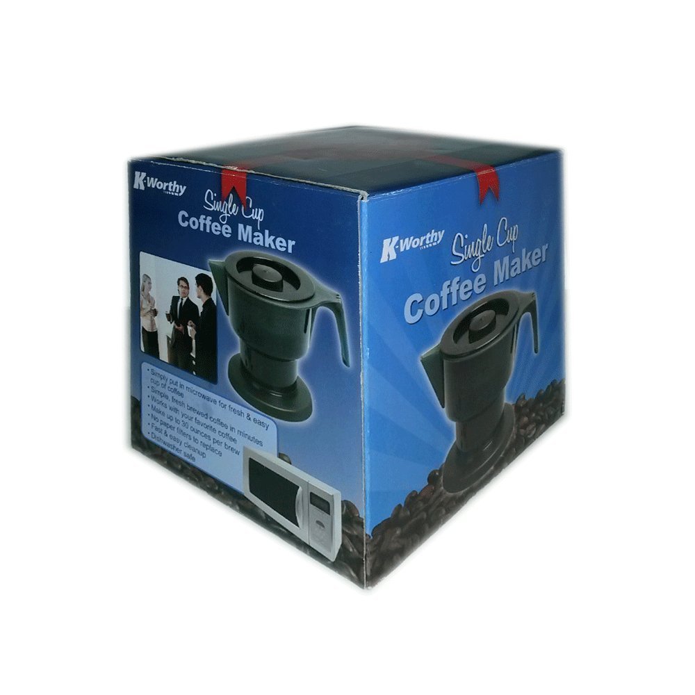 Premium Single Serve Coffee Maker for Home & Office - Fast Brewing, Compact Design - Perfect for Keurig K-Cup Pods & Ground Coffee - Ideal for Small Spaces, Dorms, Travel & Gifts