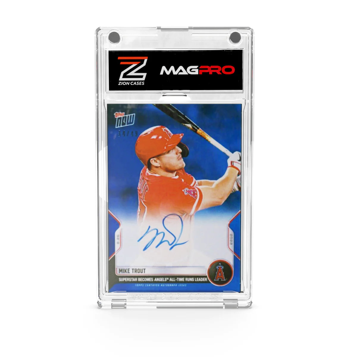 Zion Cases 130 Point Magpro Baseball Card Holder - Premium Trading Card Protector for Collectors, Display & Storage