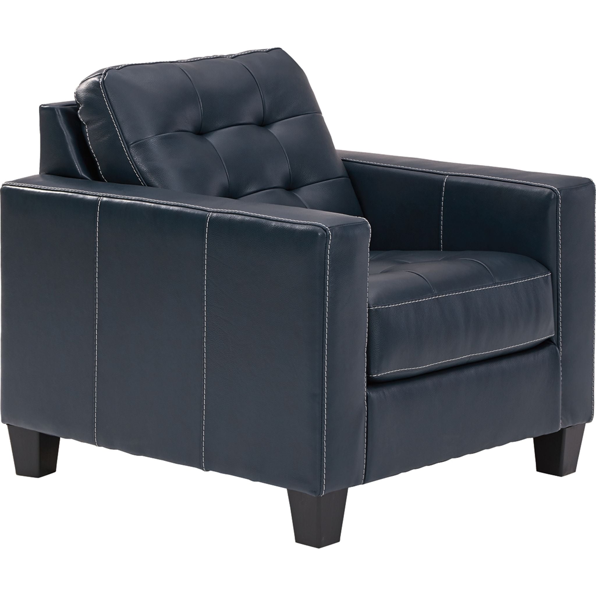 Altonbury Chair - Blue Velvet Upholstered Accent Chair for Living Room, Bedroom & Office - Modern Comfortable Seating Furniture for Home Decor