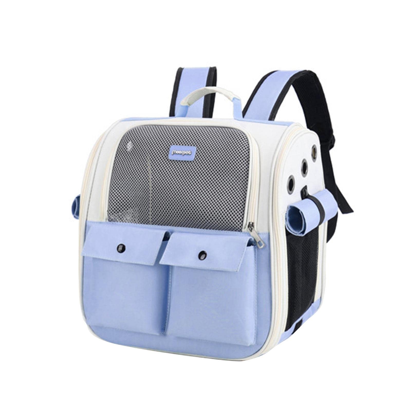 **Enakshi Pet Cat Carrier Backpack - Portable & Ventilated Pet Travel Bag for Small Dogs & Cats - Lightweight & Comfortable for Outdoor Adventures, Hiking, Vet Visits & Air Travel**