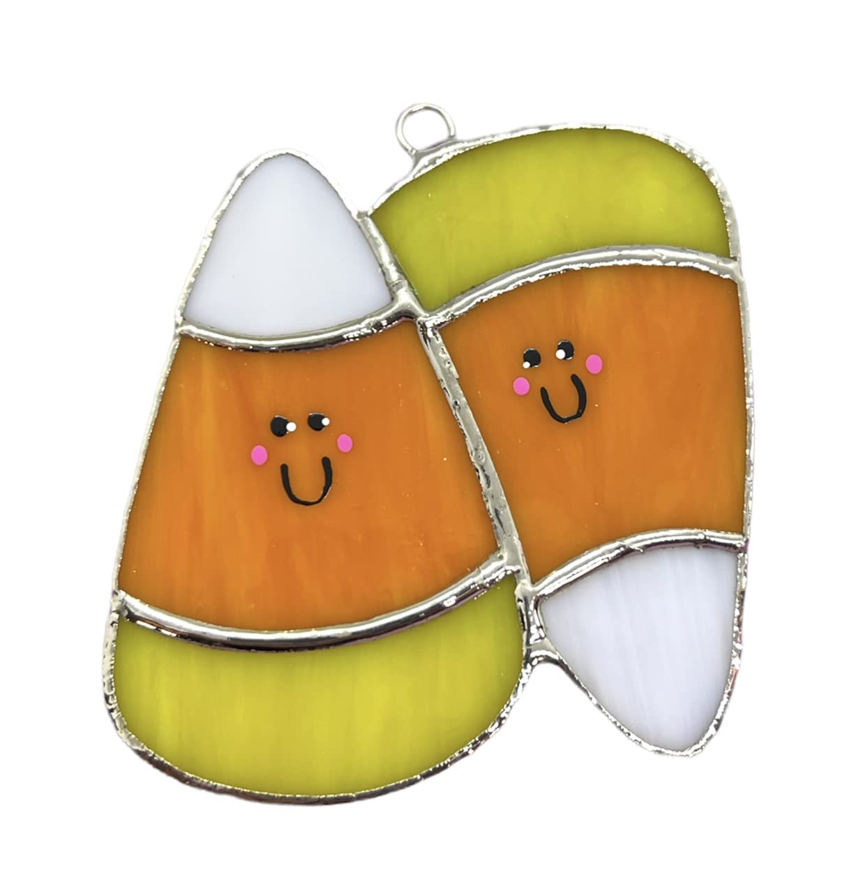 Cute Candy Corn Glass Cover - Shatterproof Phone Screen Protector for iPhone & Android - Perfect for Halloween, Fall Decor & Party Favors