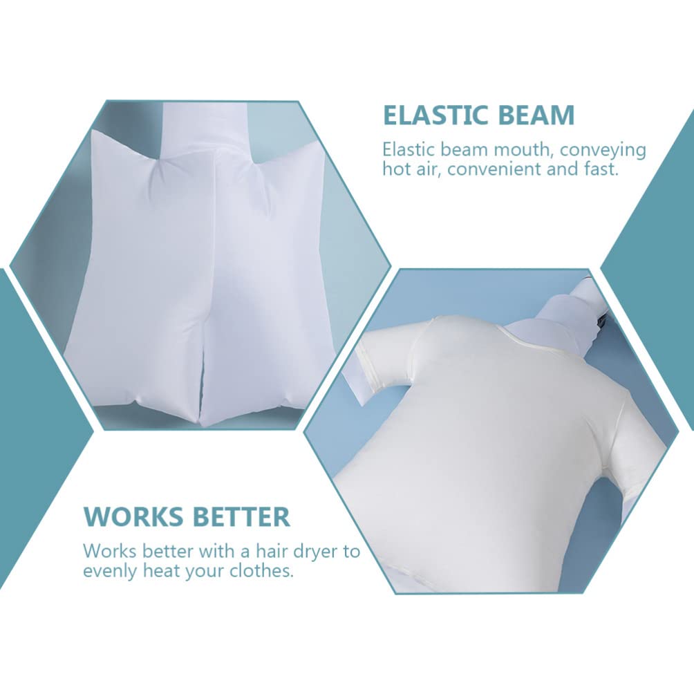 Fast Drying Clothes Rack - Portable Travel Laundry Bag for Underwear & Delicates | Breathable Polyester Garment Dryer | Perfect for Camping, Dorms & Small Spaces (White)