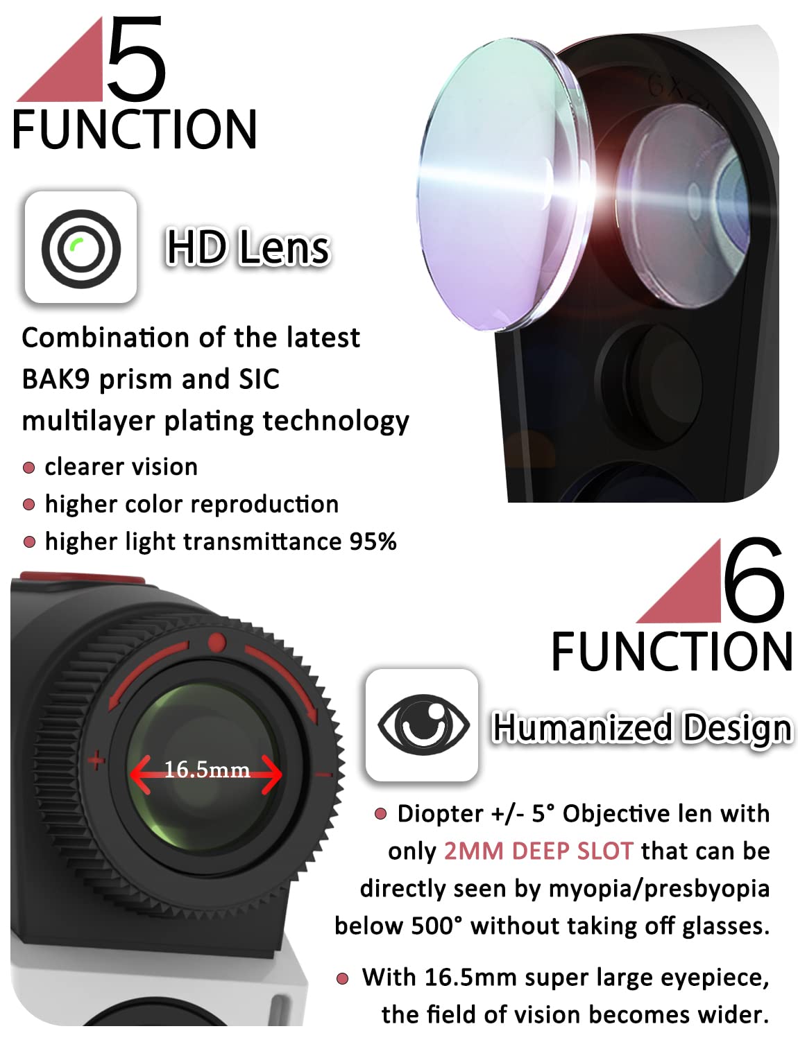 Professional Golf Laser Rangefinder with Slope Switch - A300 Portable Yardage Finder, Accurate & Fast Focus, Wide View for Golfers | Perfect for Course Play & Tournament Training