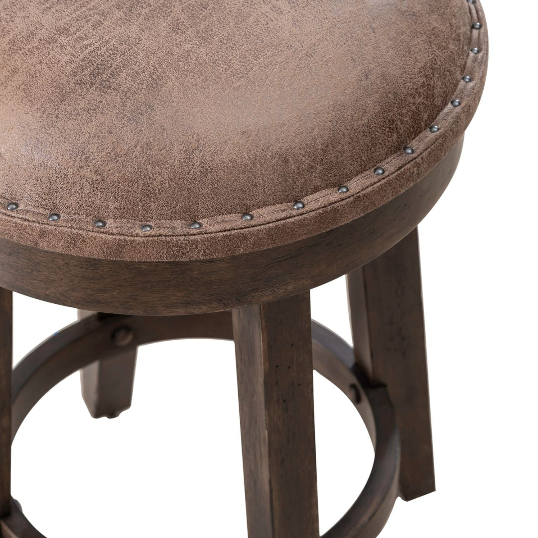 Paradise Valley Upholstered Stool - Modern Accent Stool with Cushioned Seat for Bedroom, Living Room & Entryway - Stylish Home Decor Furniture