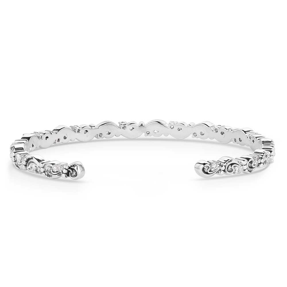 Elegant Crystal Bracelet for Women - Windblown Design - Perfect for Parties, Weddings & Everyday Wear