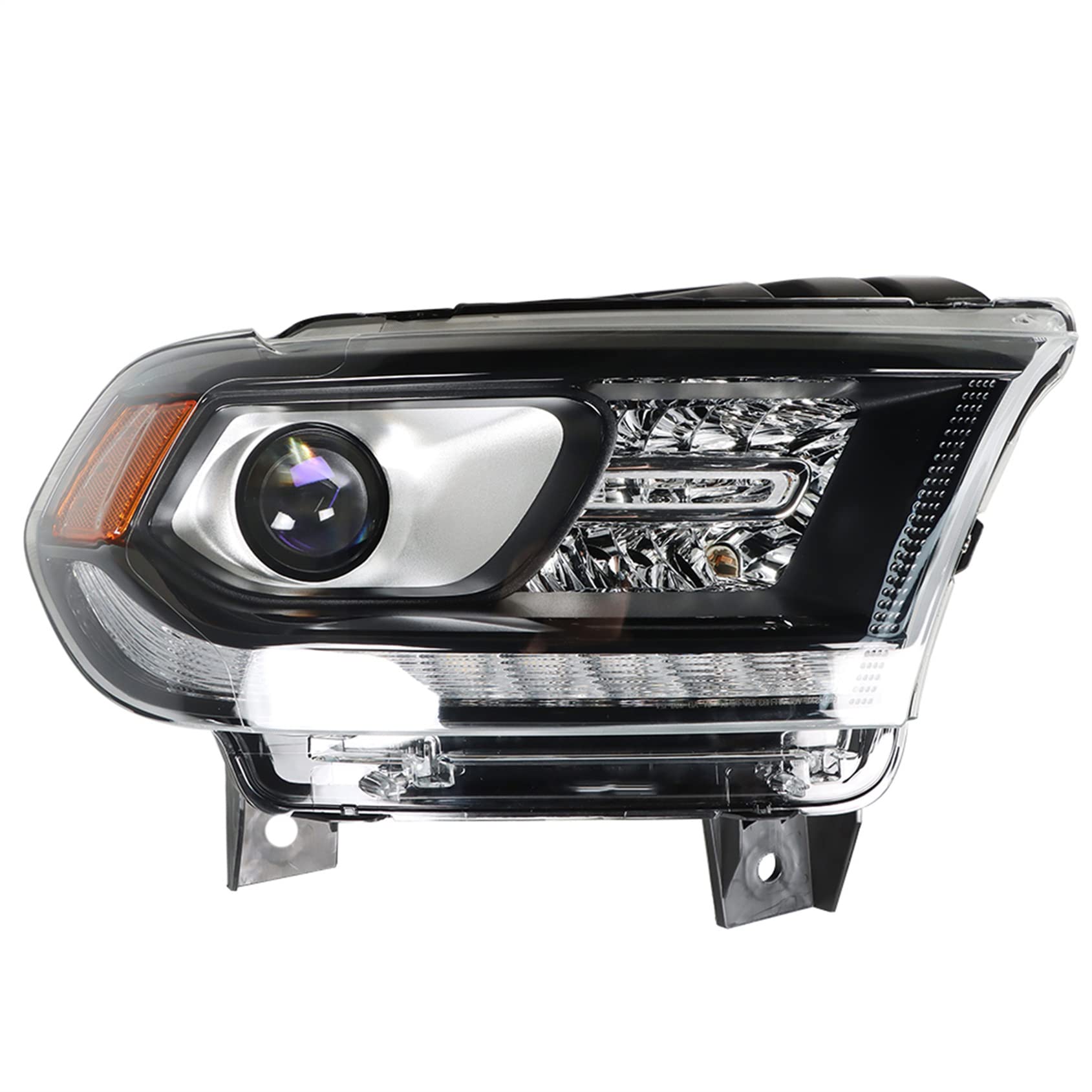 2016-2020 Dodge Durango Passenger Side Headlight Assembly Replacement - Halogen Type OEM# 68299130AF - Perfect for Night Driving & Off-Road Adventures