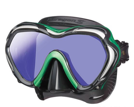 Tusa Paragon S Scuba Diving Mask - Premium Snorkeling Gear for Underwater Exploration, Spearfishing & Marine Life Observation