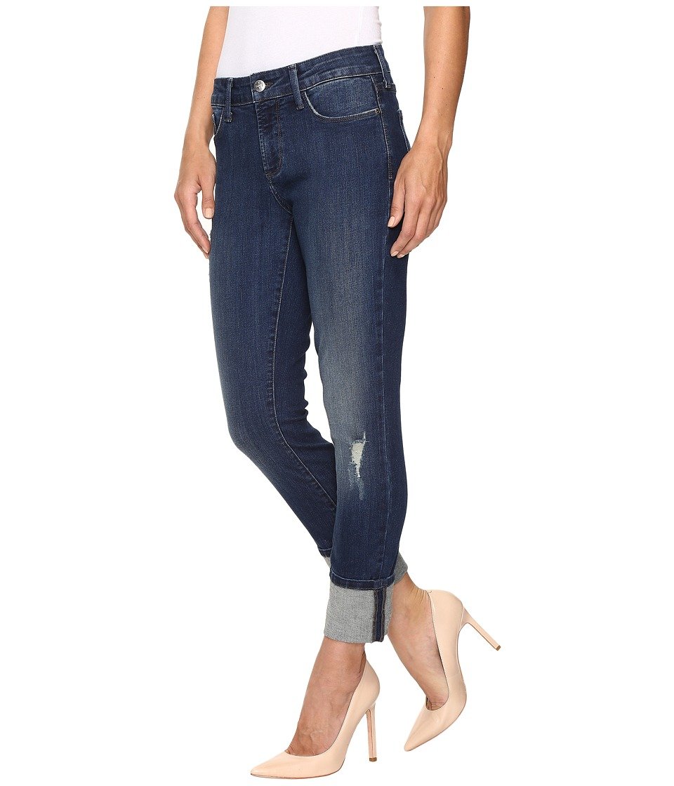 NYDJ Women's Lorena Boyfriend Jeans - High Waist Distressed Denim Pants for Casual Wear & Everyday Comfort