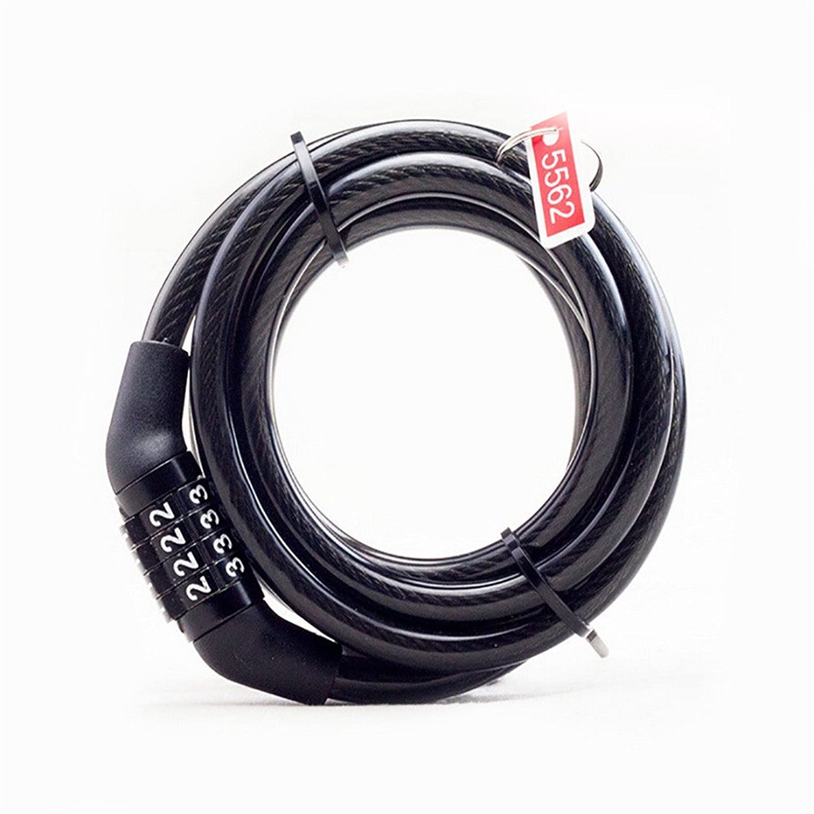 ELAUK Anti-Theft Bike Lock - 4-Digit Combination Cable Lock with Heavy Duty Steel Wiring for Bicycle Security | Perfect for Urban Commuting, Campus Use & Outdoor Cycling