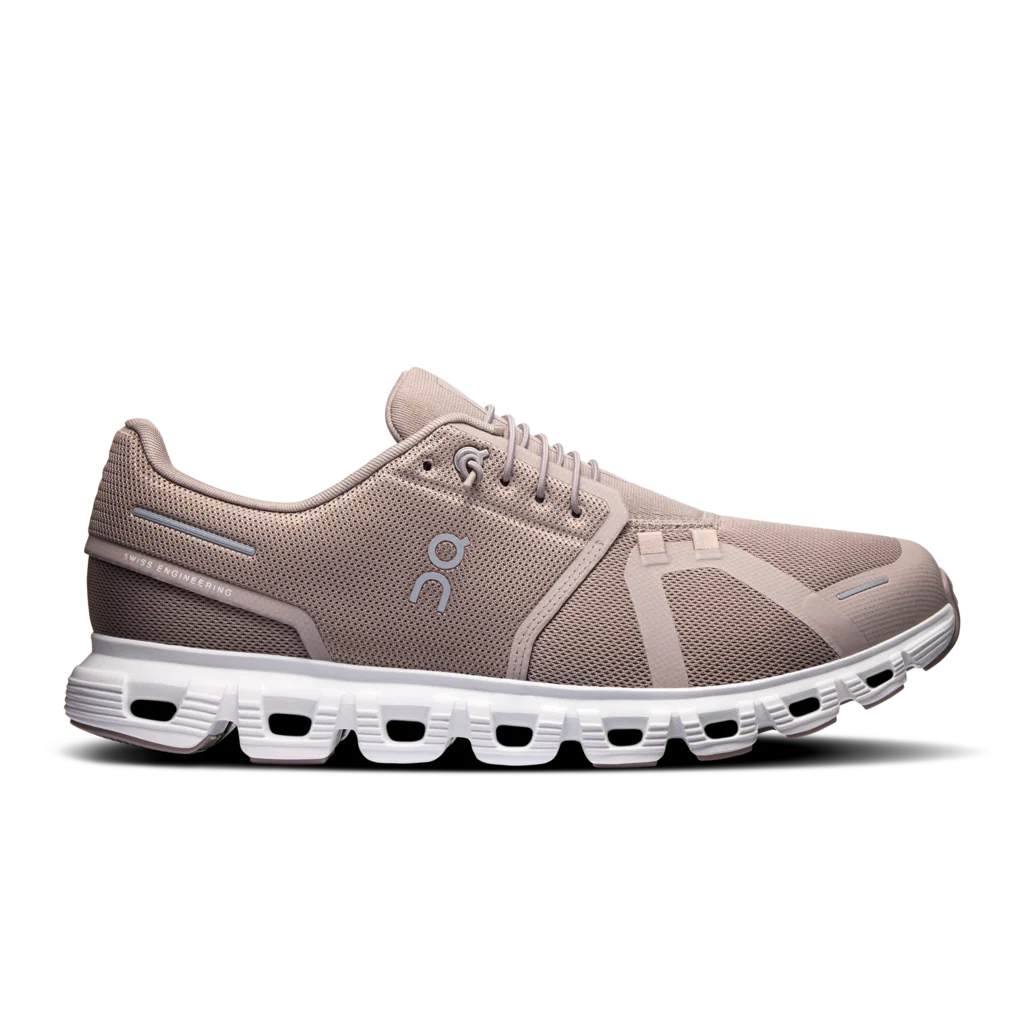 ON Men's Cloud 6 Running Shoes - Lightweight & Cushioned Sneakers for Jogging, Gym Workouts & Daily Wear (Fog/White)