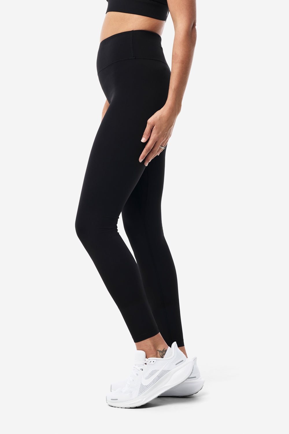 No Chafe Everyday Base Leggings - Black | Comfortable & Breathable for Workouts, Yoga & Daily Wear