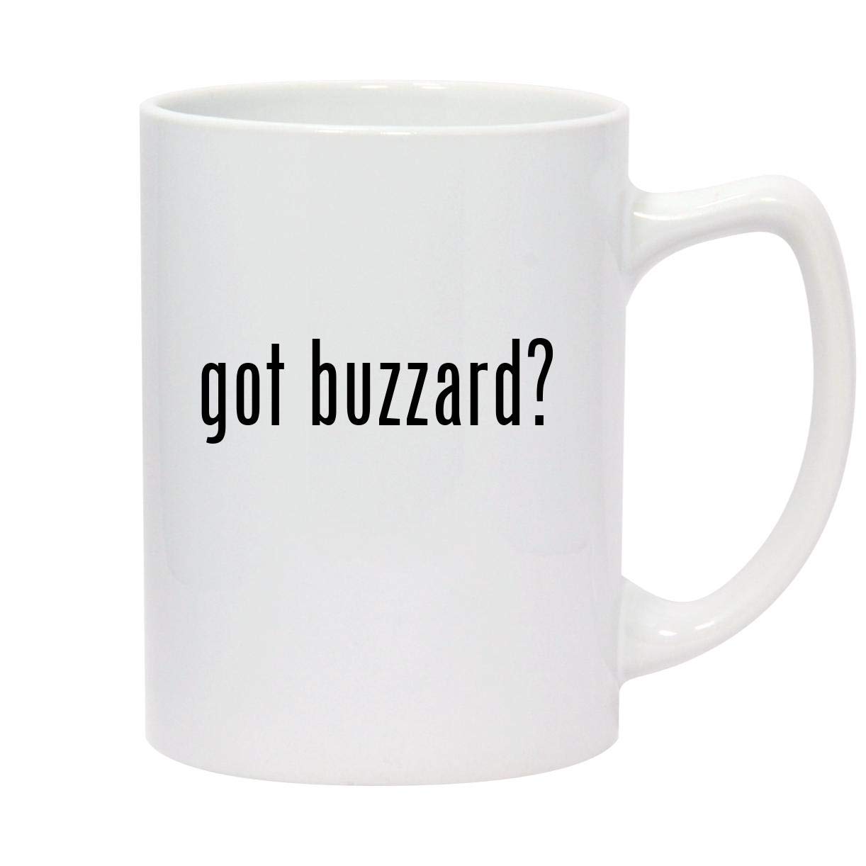 14oz White Ceramic Statesman Coffee Mug - Premium Quality Insulated Travel Mug for Office, Home & Camping - Perfect Gift for Coffee Lovers