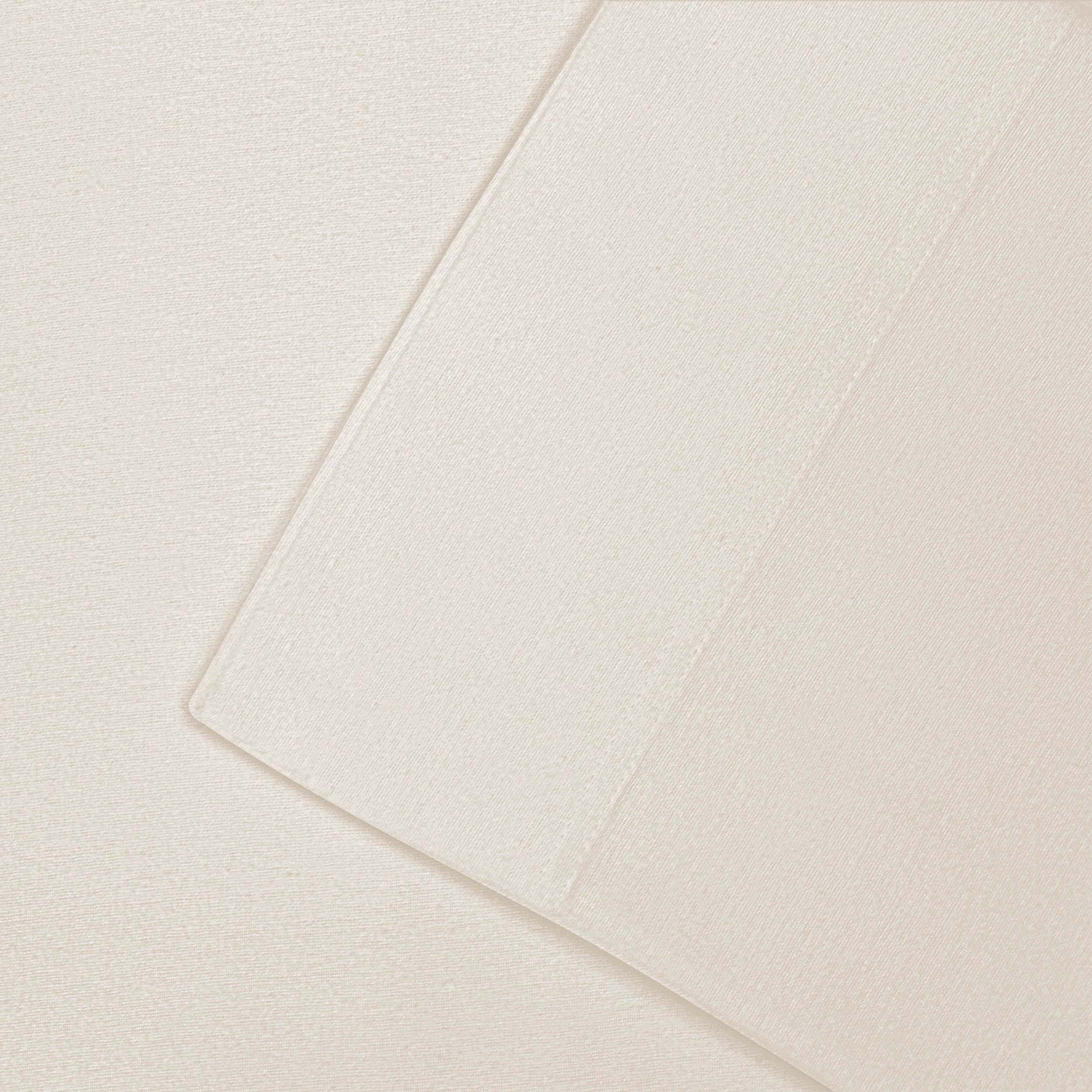 Premium Cotton Flannel Deep Pocket Sheet Set - Soft & Cozy Bedding for Winter - Queen Size, Solid Trellis Pattern - Perfect for Cold Nights & Guest Rooms