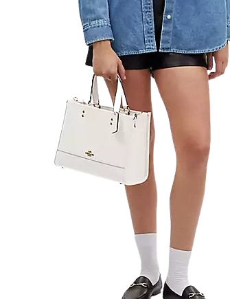 Coach Dempsey Carryall Tote Bag - Genuine Leather Handbag for Women, Stylish Shoulder Bag with Multiple Pockets - Perfect for Work, Travel & Everyday Use