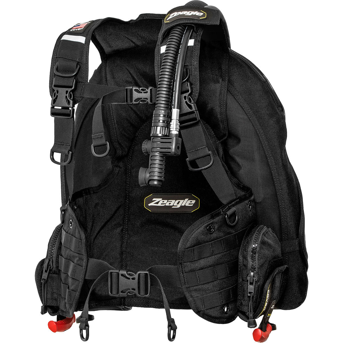 Zeagle Covert XT Scuba Diving BCD - Lightweight Travel Back-Inflate Buoyancy Compensator for Professional & Recreational Divers - Perfect for Ocean Exploration, Reef Diving & Underwater Photography