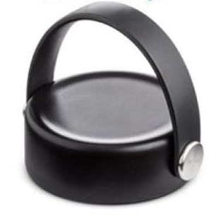 Polorce Wide Mouth Flex Cap (Black) - Universal Lid for Hydro Flask & All Wide Mouth Water Bottles - Perfect for Hiking, Gym & Outdoor Activities