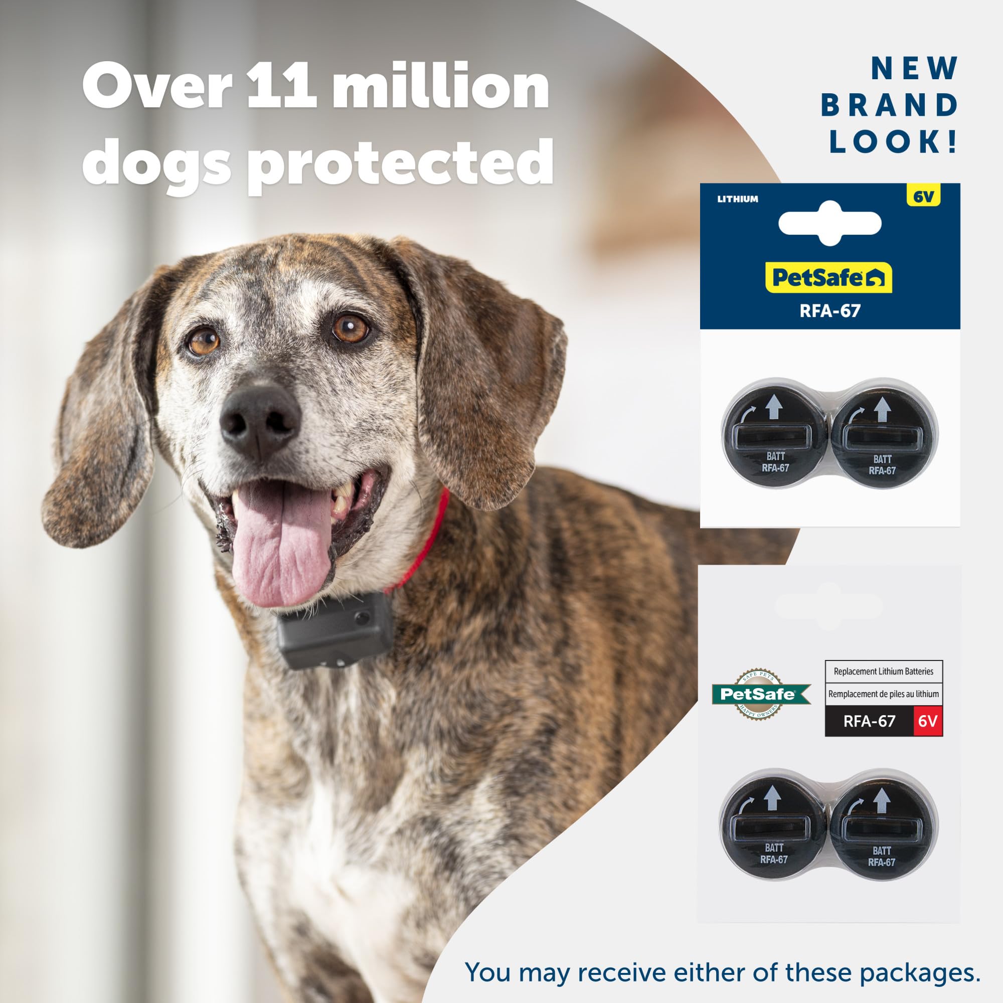 PetSafe RFA-67D-11 Dog Collar Batteries (2 Pack) - Waterproof Lithium Metal Replacement Batteries for Pet Training Collars - Perfect for Outdoor Training & Water Activities
