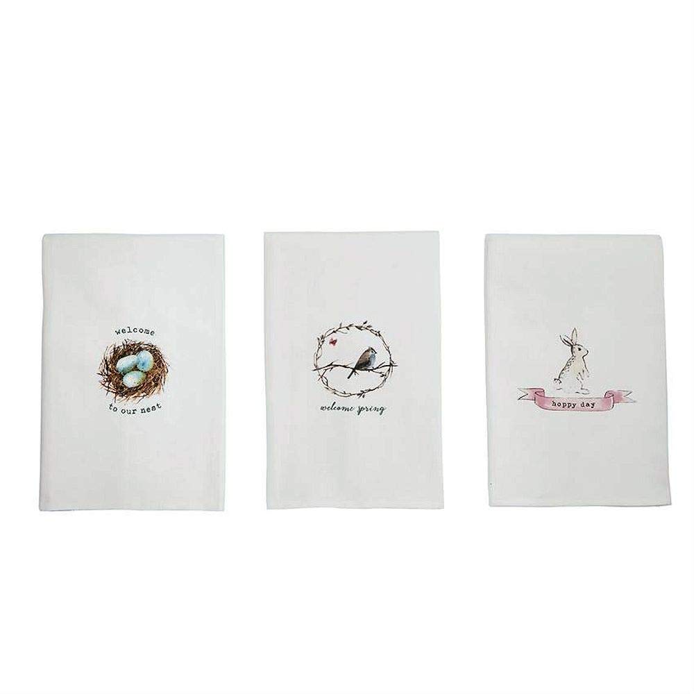 Spring Hand Towel Set - Soft & Absorbent Cotton Kitchen Towels for Easter, Home Decor & Seasonal Decorations | Perfect for Bathroom, Kitchen & Gifting