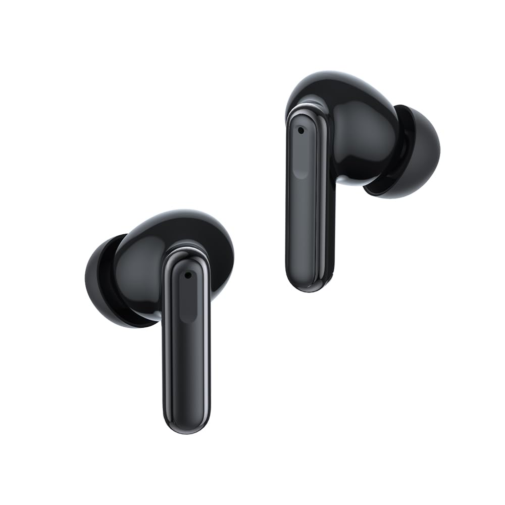 **Helm True Wireless 5+ Earbuds with Advanced ANC, HiFi Sound & Deep Bass – IPX5 Sweatproof, Secure Fit for Sports, Dual Mics, BT5.3 – Perfect for Workouts, Commuting & Travel**