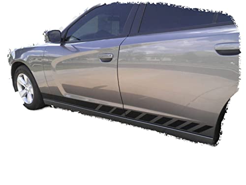Faded Rocker Side Stripe Set for 2009-2023 Dodge Charger - Custom Car Decals for Enhanced Style & Street Racing Look