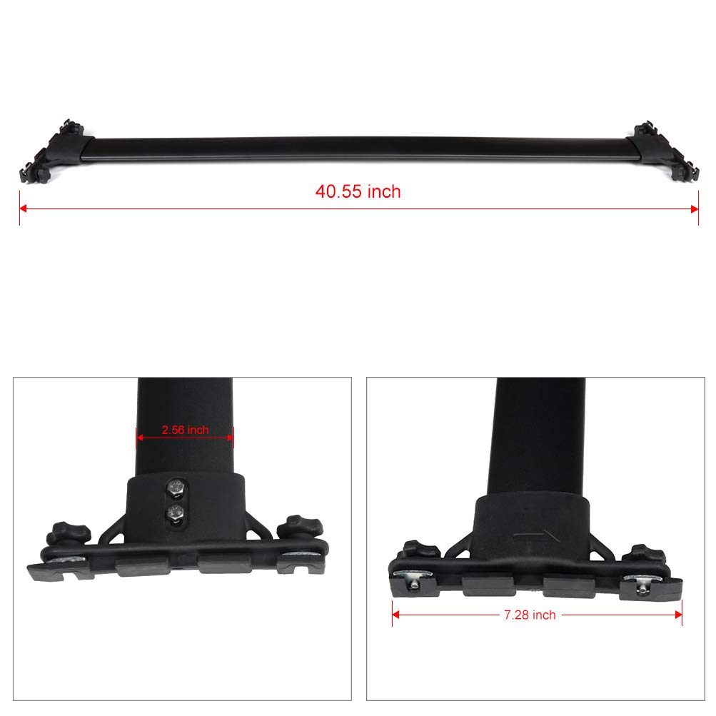 OCPTY Universal Cross Bars Roof Rack for Toyota 4Runner 2010-2022 - Heavy Duty Aluminum Roof Rack System for Cargo Carrier, Kayak, Canoe, Bike, Snowboard, Ski - Perfect for Road Trips & Outdoor Adventures