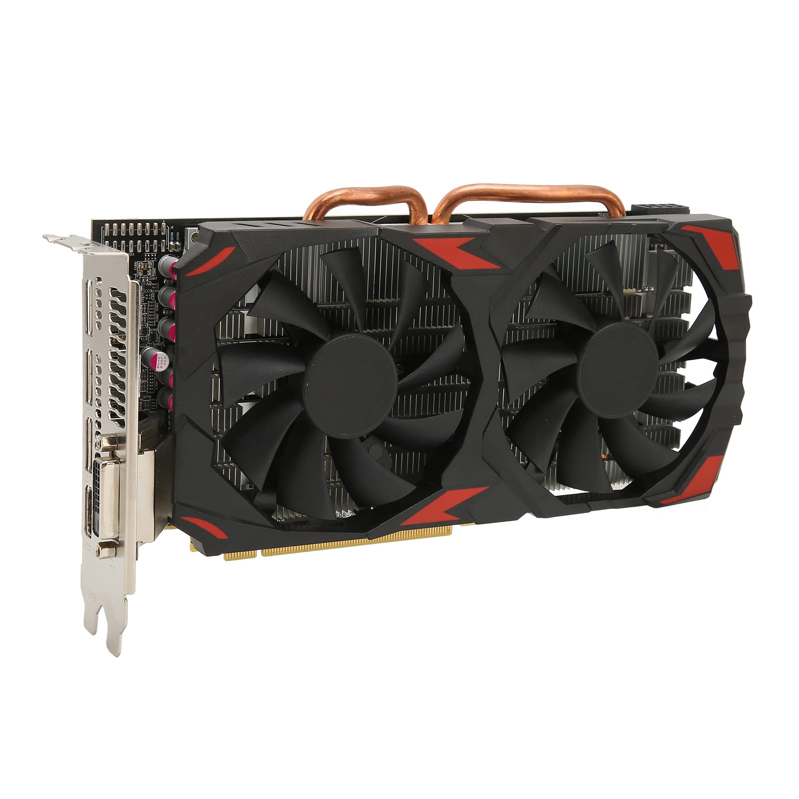 AMD Radeon RX 580 8GB GDDR5 256-Bit Gaming Graphics Card with Dual Cooling Fans | PCIe 3.0 | Active Fan Control & Freeze Fan Stop Technology | Perfect for PC Gaming, Video Editing & Home Office Workstations
