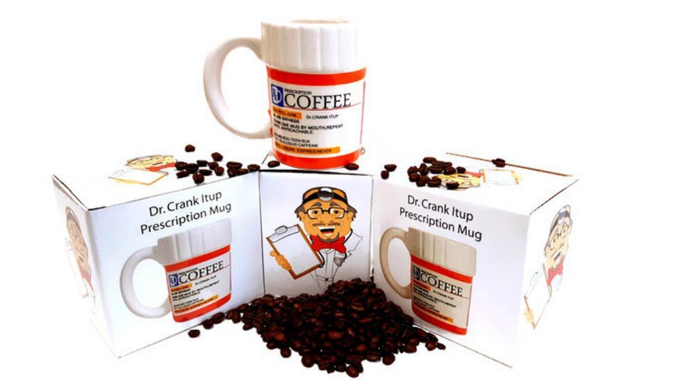 Funny Doctors' Prescription Coffee Mug - 12oz Humorous Gift for Medical Professionals - Perfect for Tea, Coffee & Office Use